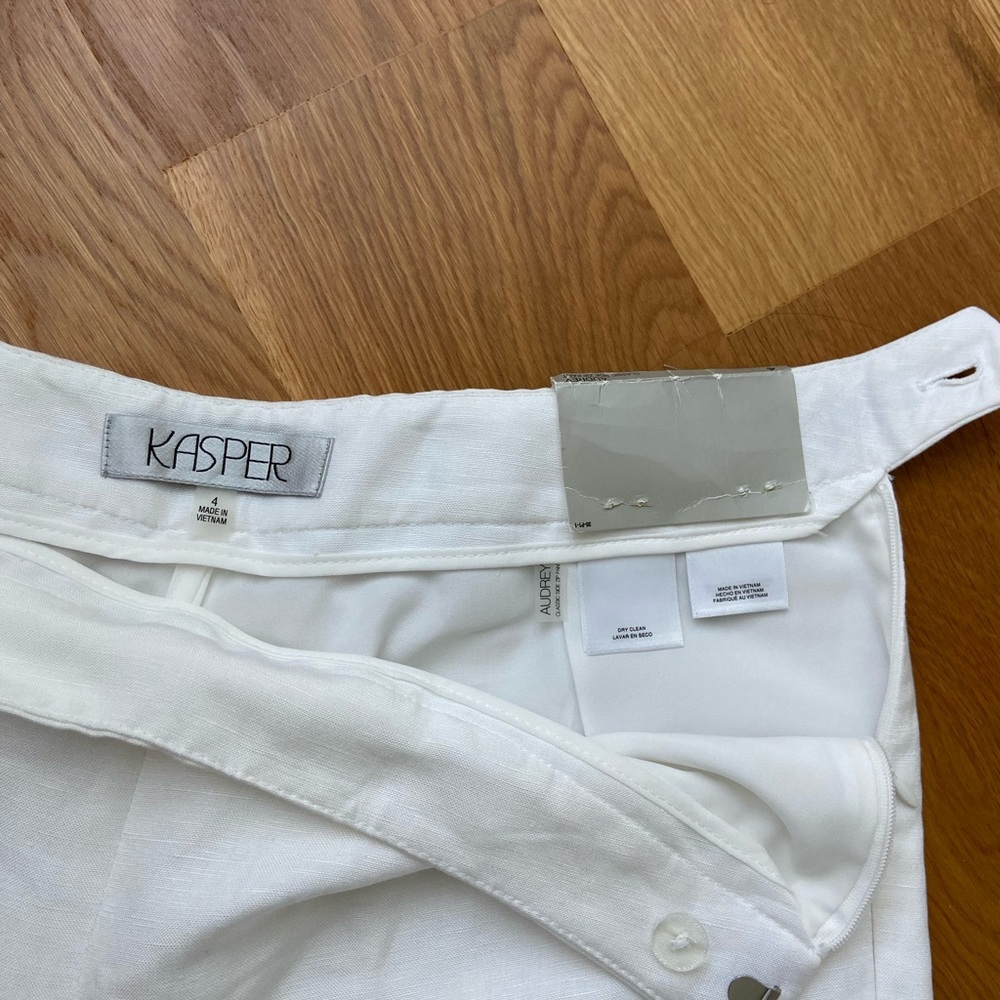 Linen wide leg pants, NWT - Picture 6 of 10